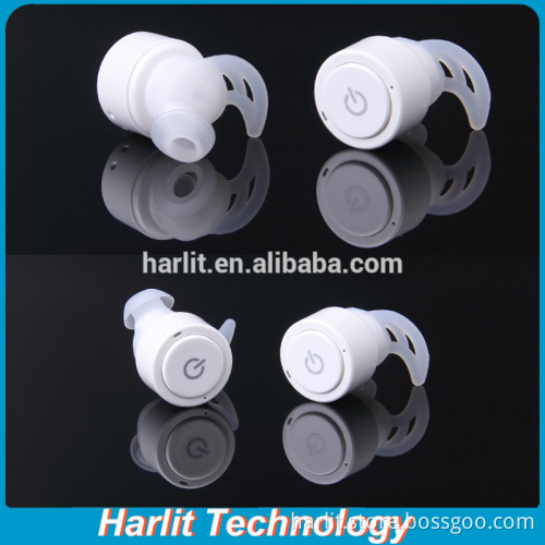 2017 Hot Sell In-ear Cordless Mini Bluetooth headset with Mic Active Noise Cancelling